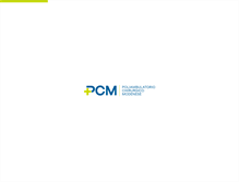 Tablet Screenshot of poliambulatoriopcm.it